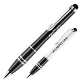 Brass Dual Function Ballpoint Pen w/ Capacitive Soft Touch Stylus